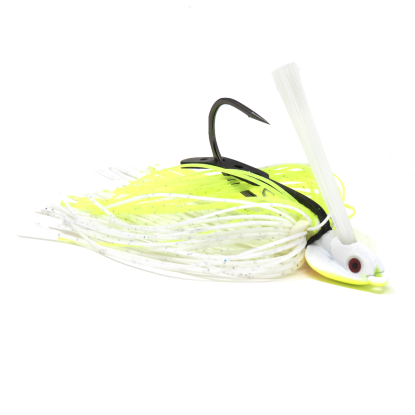A.T. Swim Jig, 1/4oz,  White/Chartreuse